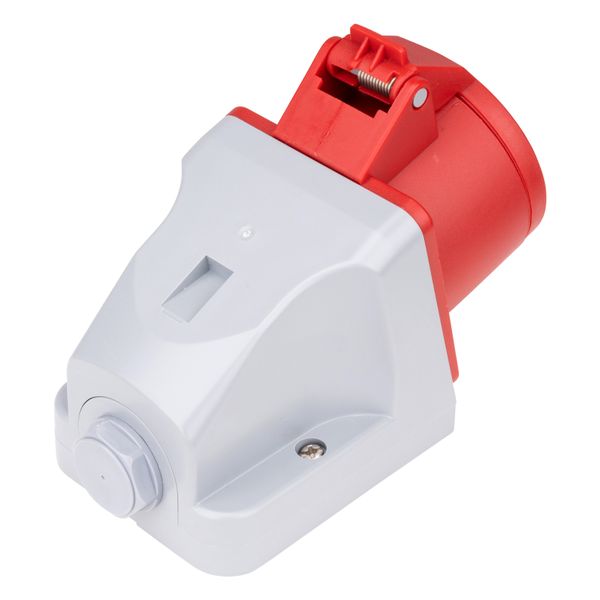 CEE-Wall mounted socket, 5-pole, 16A, 400V, IP44 image 2
