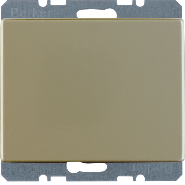 Blind plug with centre plate Arsys light bronze, metal image 1