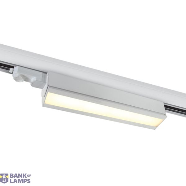 WHITE 40W WW TRACK LIGHT ADJUSTABLE 230V image 1