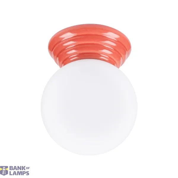Ceiling lamp ZORI peach IP44 image 1