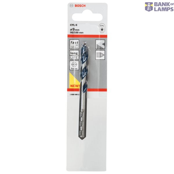 Concrete drill bit CYL-5 9 x 50 x 100 mm image 2
