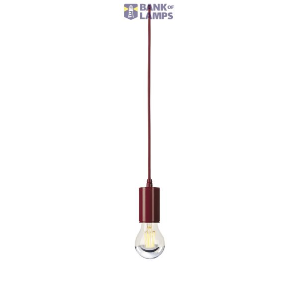 FITU E27 pendulum luminaire, E27, max. 60W, round, ruby image 7