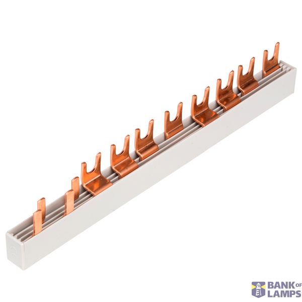 Busbar, 1xRCCB 4-pole, 1xMCB 3+N, 2xMCB 1+N/1 MW, 10MW,10mmý image 5