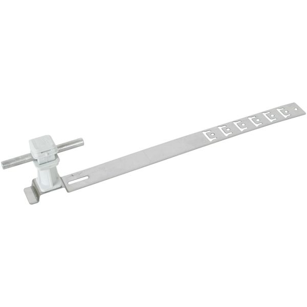 Roof cond. hol. UNIsnap StSt/plastic grey H 36mm Rd 8mm, embossed brac image 1