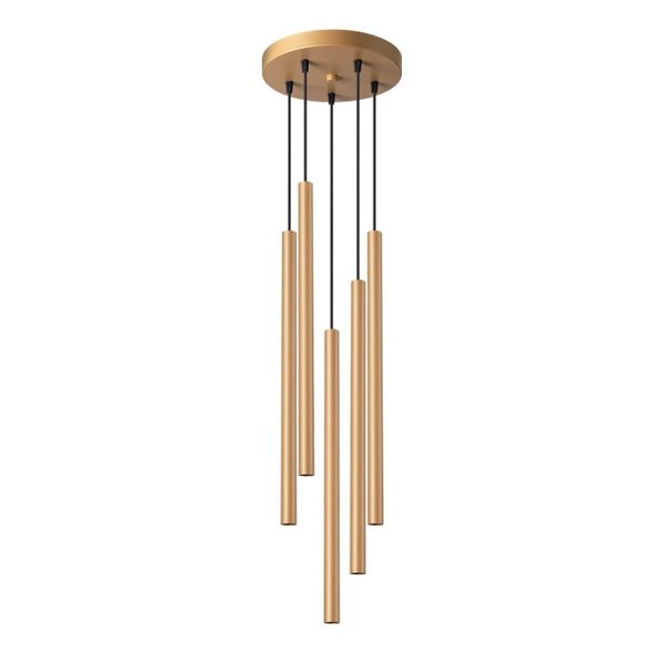 PASTELO 5P GOLD HANGING LAMP G9 5X8W IP20 image 1