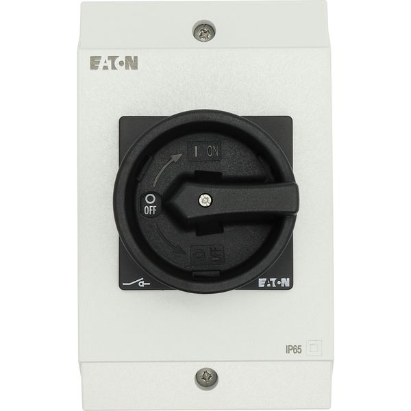 T3-4-15682/I2/SVB-SW Main switch, T3, 32 A, surface mounting, 4 contact unit(s), 6 pole, 1 N/O, 1 N/C, STOP function, With black rotary handle and locking ring, Lockable i image 23