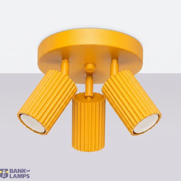 Ceiling lamp KARBON 3P yellow image 9