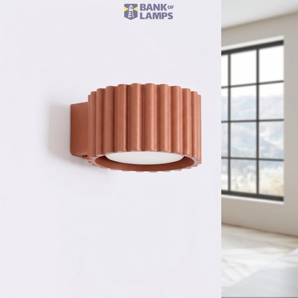 Wall lamp AURA red ochre Gx53 image 8