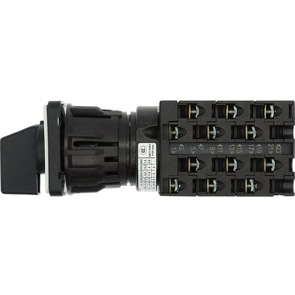 T0-6-8476/EZ Step switches, T0, 20 A, centre mounting, 6 contact unit(s), Contacts: 12, 45 °, maintained, Without 0 (Off) position, 1-3, Design number 8476 image 32