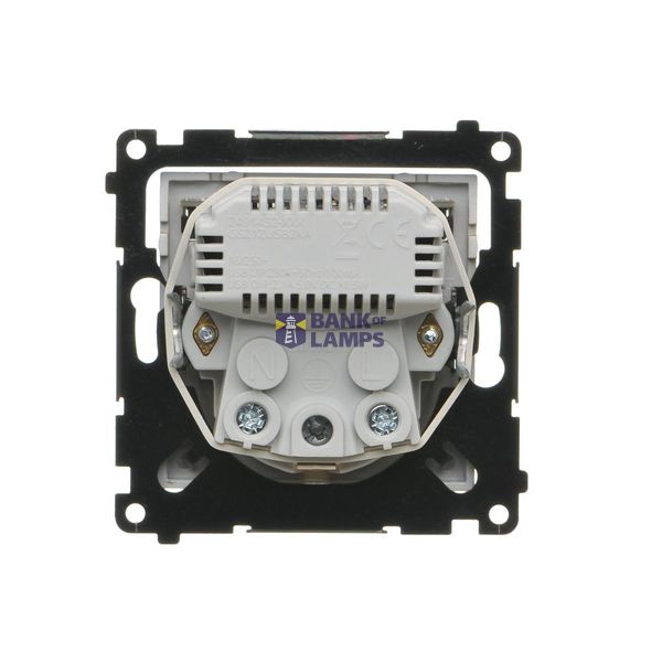 Computer socket RJ45 category 5e + telephone socket RJ11, (module), Simon 24, IP20/IP44, white image 1