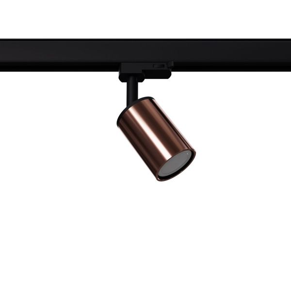 TRACK LAMP 3 PHASE MOVABLE WINX BLACK/COPPER GU10 image 1