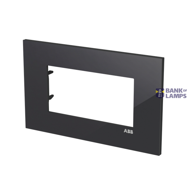 Black 4M glass effect plate image 2