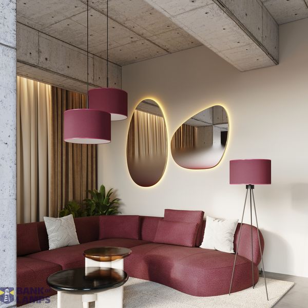 Floor lamp NEVIA burgundy image 10