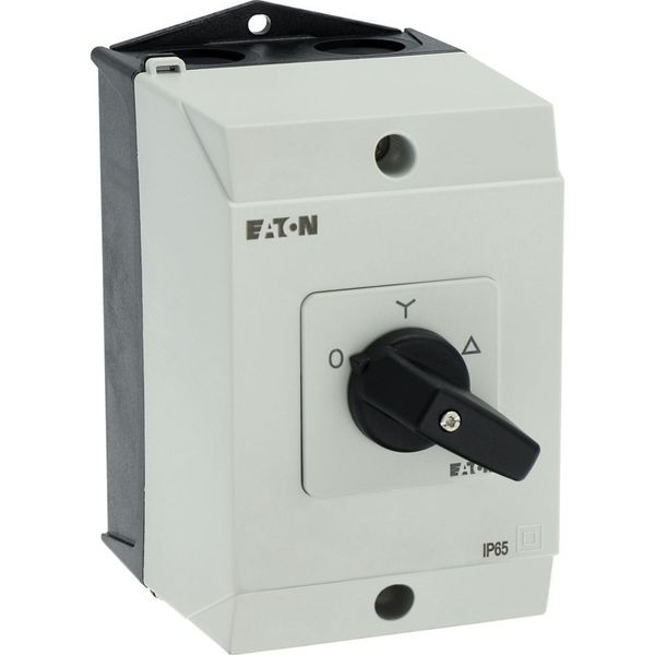 T3-4-8410/I2 Star-delta switches, T3, 32 A, surface mounting, 4 contact unit(s), Contacts: 8, 60 °, maintained, With 0 (Off) position, 0-Y-D, Design number 8410 image 35