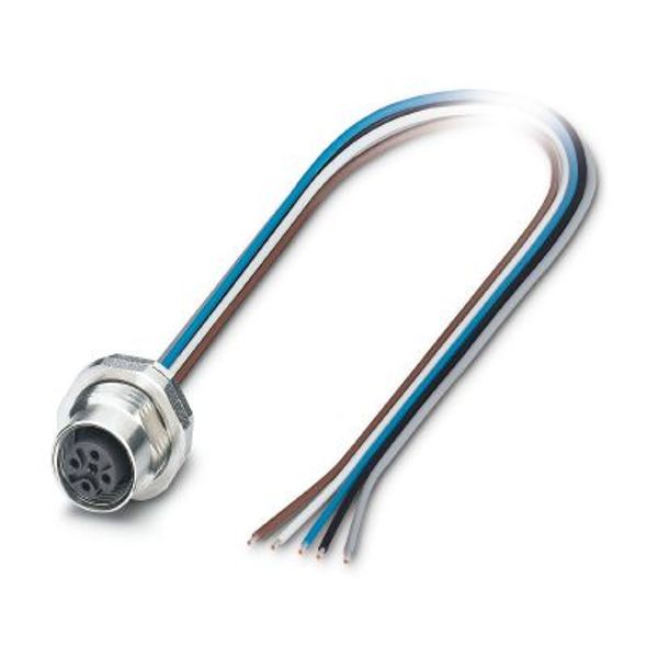 SACC-DSI-M12FS-5CON-PG9/0,5 VA - Device connector, rear mounting image 2
