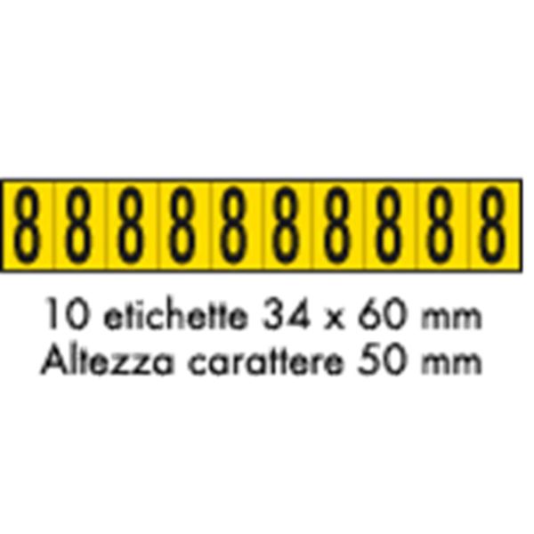 Adhesive label - 350x60 - 10 sheets / 10 labels each image 1