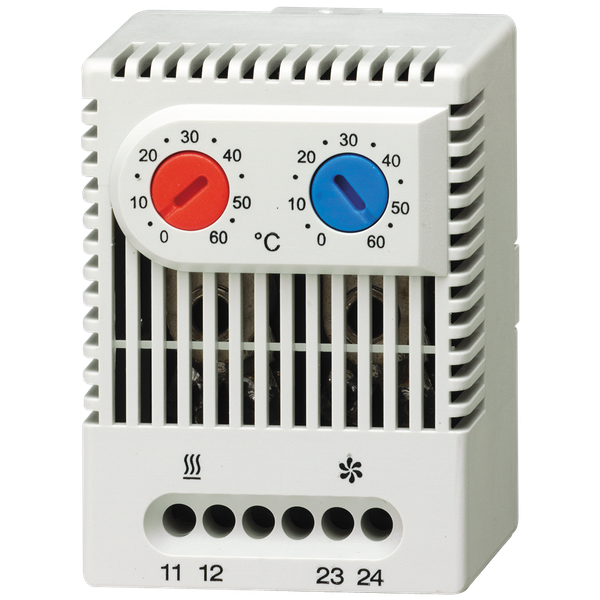 ADJUSTABLE THERMOSTAT FOR HEATING REGULATION ONLY WITH 1 CONTACT NC image 2