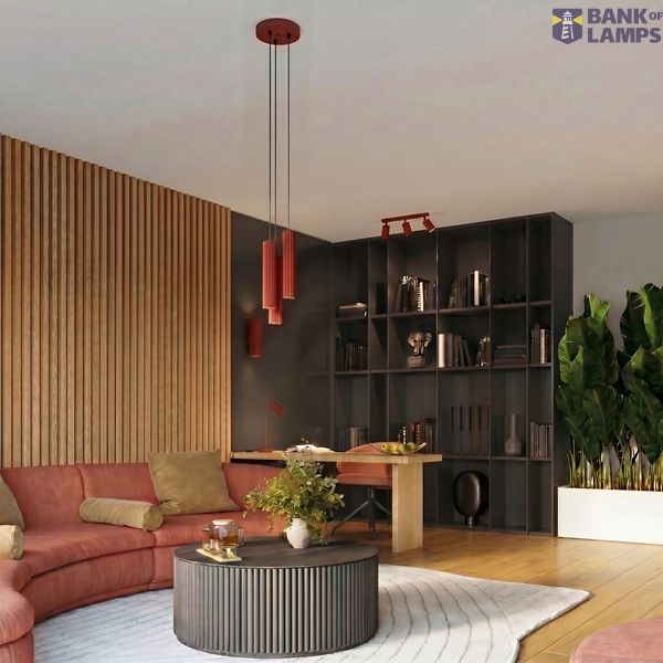 Wall lamp KARBON 20 red image 7