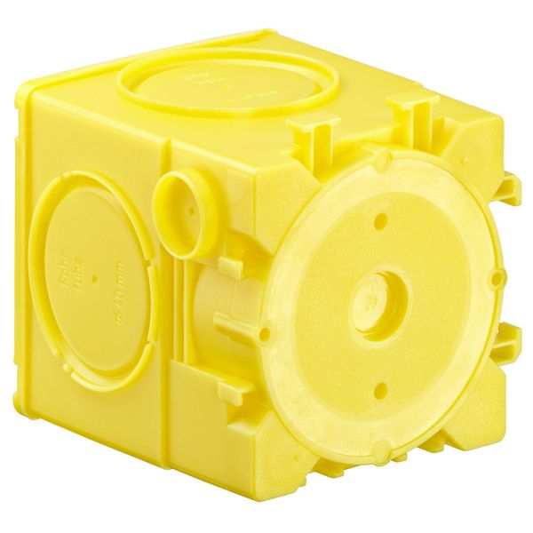 Conc. constr. B² one-gang junction box with plaster skin image 1