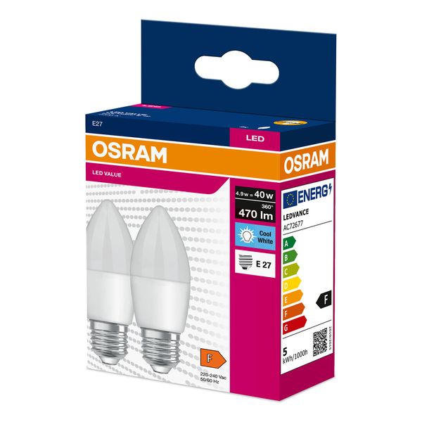 VALUECLB40 4,9W/840 230VFR E27 FS2 OSRAM image 2