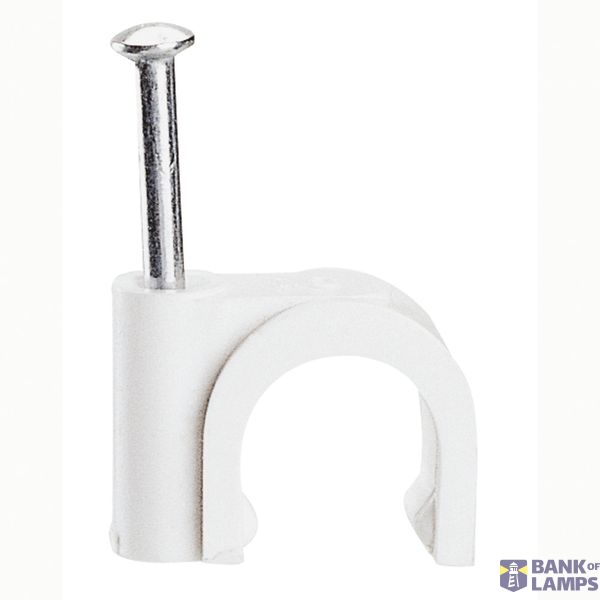 Cable clip Fixfor - for concrete materials - for cable 10 mm² - white image 2