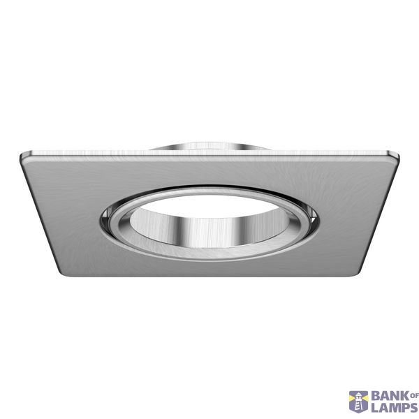 EXUMA SQUARE TILTABLE BEZEL BRUSHED STEEL image 1