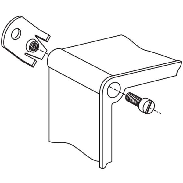 Corner brackets set for wall mounting image 1