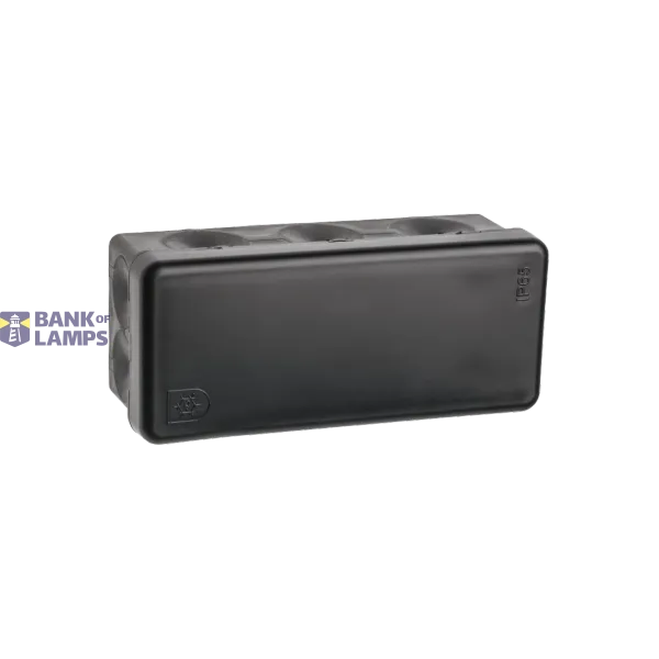 IP65 JUNCTION BOX 43X99 BLACK 6-PACK image 1