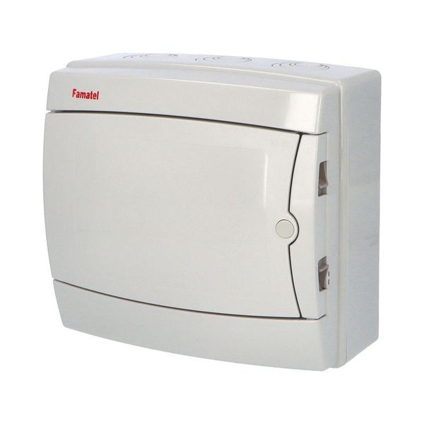Cabinet ACQUA 3908-TB, 8TE, 215x235x110mm, opaque plastic door, IP65 image 2