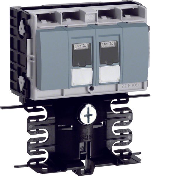 acc.box SL20080 2 x Cat.6 alu image 1