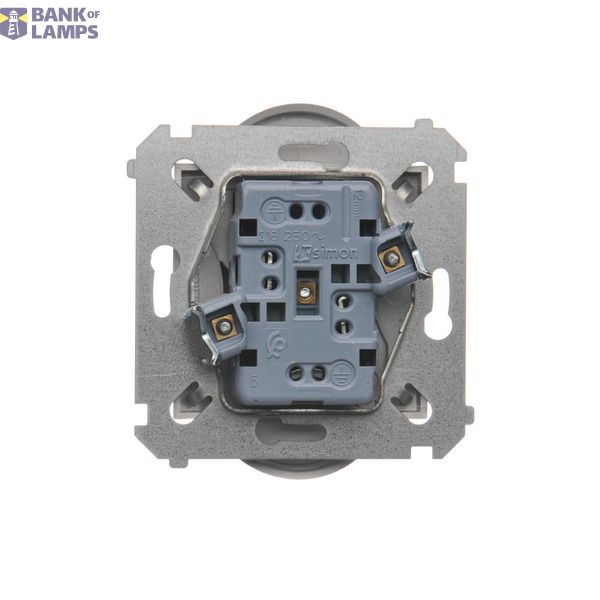 TV-DATA aerial socket, atten.: 5dB, satin, metallized image 1