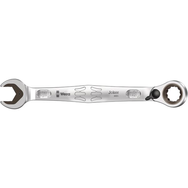 6001 Joker Switch Steek- en ringratelsleutel, omschakelbaar, 15x199 mm image 1
