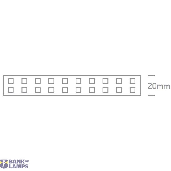 DOUBLE LED STRIP 24V WW 5m ROLL 28,8W/m IP20 image 2