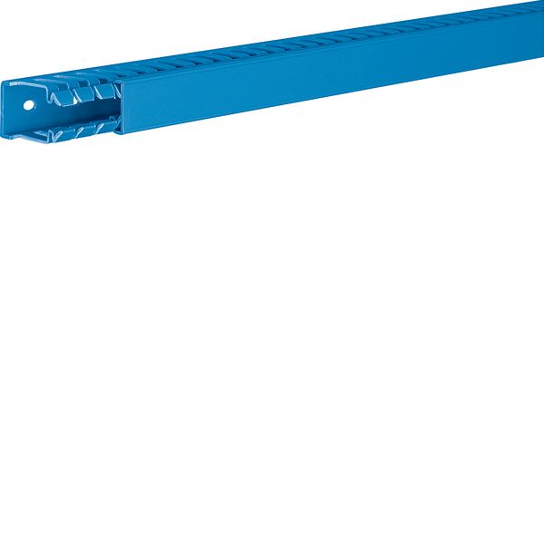 Slotted panel trunking made of PVC BA7 40x25mm blue image 1