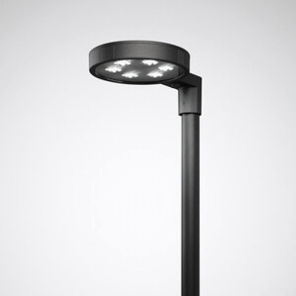 Post-top luminaires Publisca P3 CLO (normal) Lens Anthracite ET 29W 3200lm 70 asymmetric wide (AB2L) IP66 IK08 5 SDCM 7645740 image 1