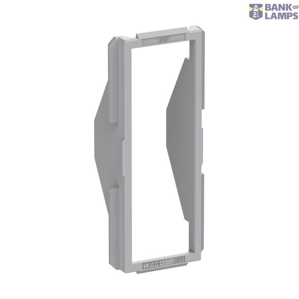 Adapter frame, traffic grey, Halogen free image 1