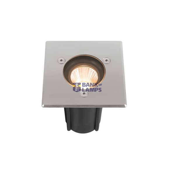 DASAR® S, recessed floor light, square, 4W, 3000K, 24°, IP67, cylindrical, anthracite image 4