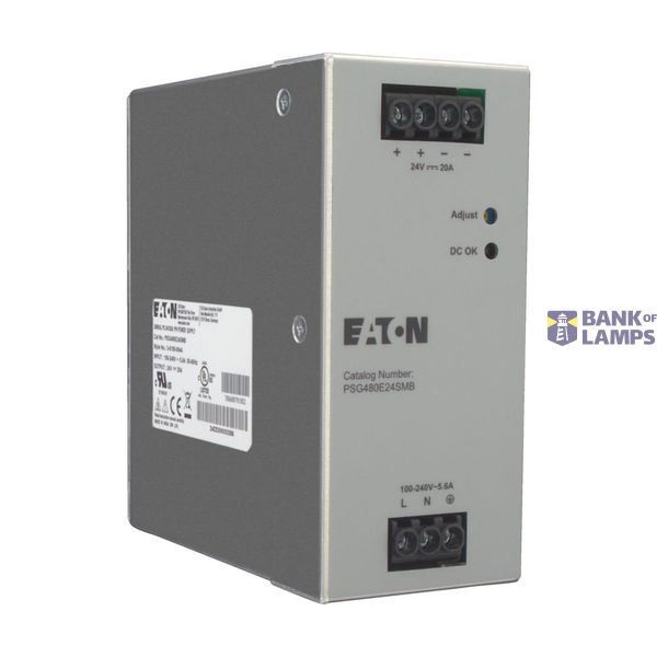 Power supply unit, Single-phase, 90 - 264 V AC / 24 V DC, 20 A, 480 W image 5