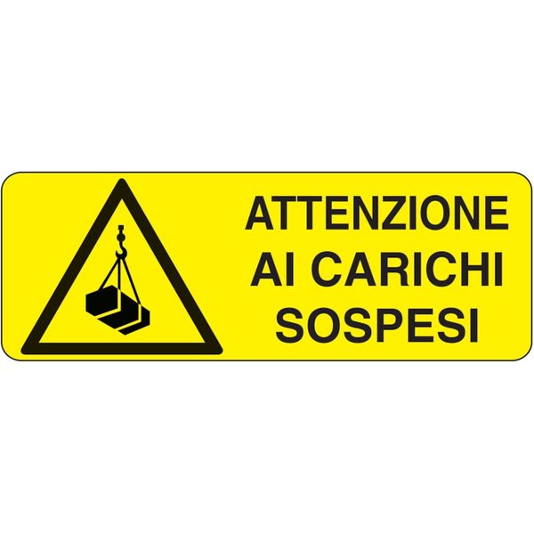 Rectangular danger sign - 350 x 125 mm image 1
