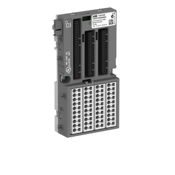 I/O terminal unit. For 24 VDC high current modules. Spring terminals (TU542) image 1