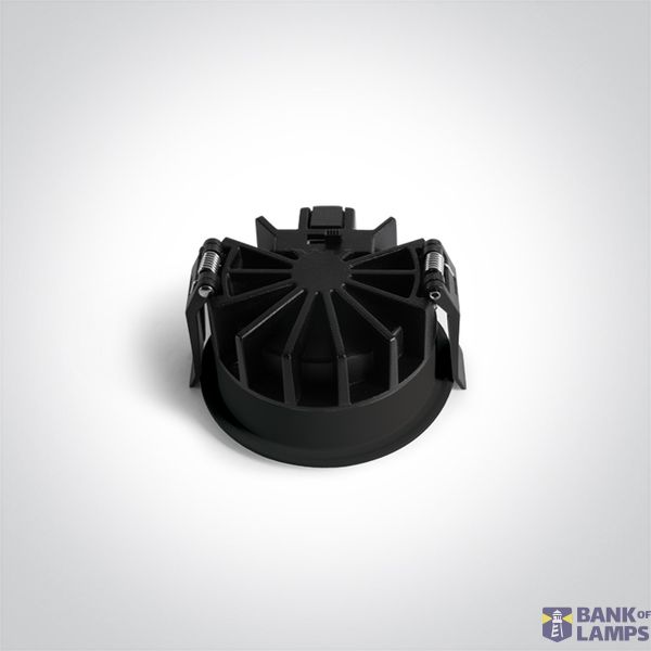 BLACK 10W CCTV HONEYCOMB IP20 230V DARK LIGHT image 1