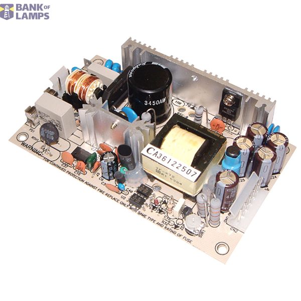 PT-45C switching power supply, open-frame, 43W, 5/15/-15V, MEAN WELL image 1