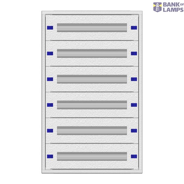 Modular chassis 2-18K, 6-rows, complete image 1