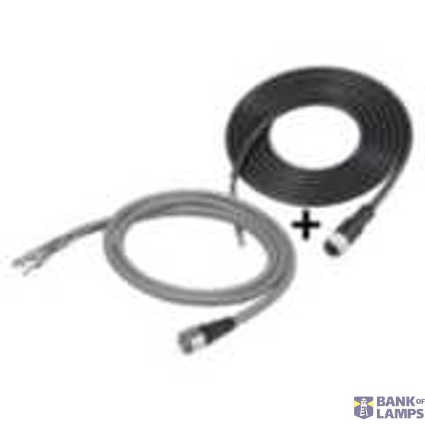 Safety Light Curtain Accessory, F3SJ Series, emitter + receiver cable M12 8-pin, female, 15 m F39R1006G image 1