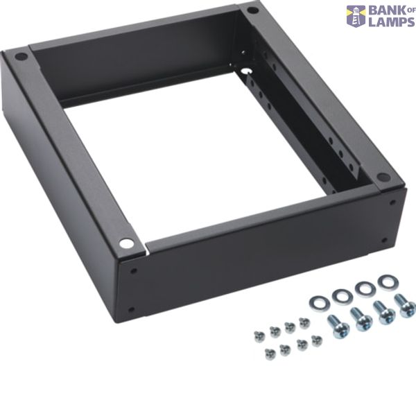 Base for modular display cabinet IP54 RAL9005 350x100x400 (WxHxD) FZ911WP image 1