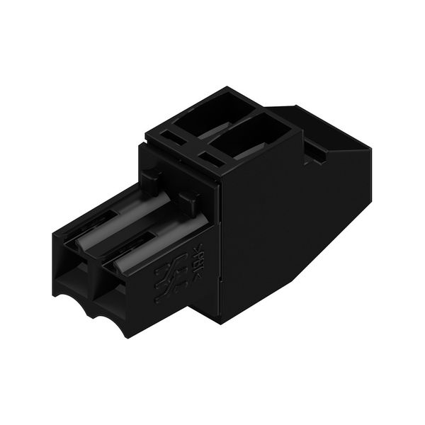 PCB plug-in connector, female plug, 3.50 mm, Number of poles: 2, 90°, Clamping yoke connection, Clamping range, max. : 1.5 mm², Box image 3