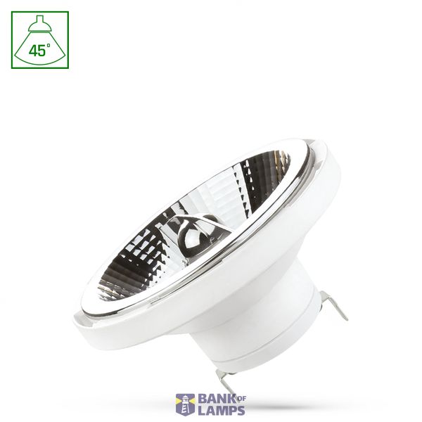 LED AR111 G53 12V 14W SMD 45 DEGREES WW WHITE SPECTRUM image 1