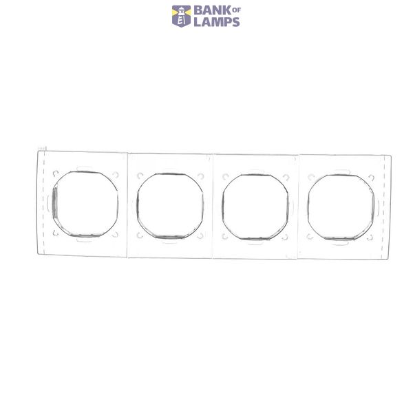 SAT-SAT-RTV double aerial socket, atten.: 1dB, white image 1