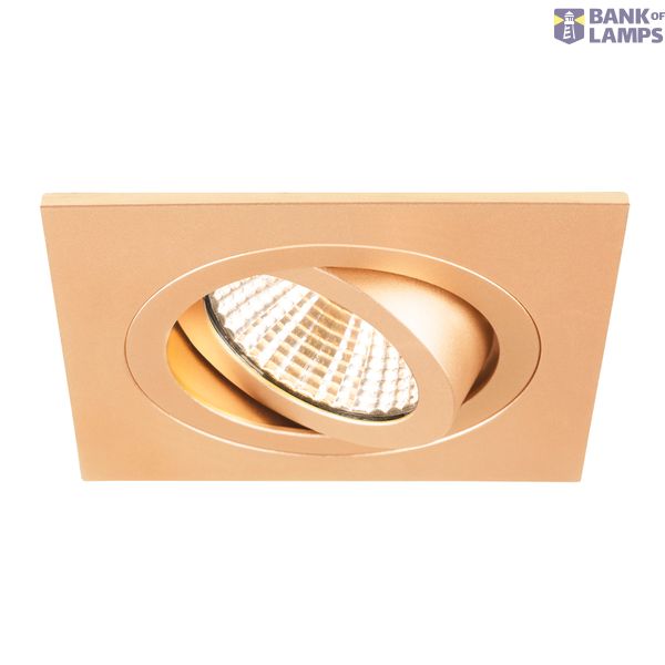 NEW TRIA® 75, ceiling installation ring, L: 9 W: 9 H: 2.6 cm, IP 20, rose gold image 1