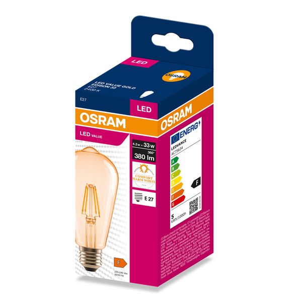 VALEDIS33 4,2W/824 230VFILGD E27FS1OSRAM image 2